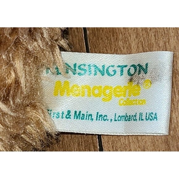 Kensington Plush Bear Managerie 14 Inch Woth Bow Tie. - Picture 6 of 9